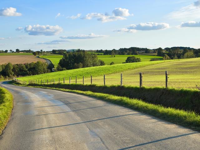 Route en campagne - France