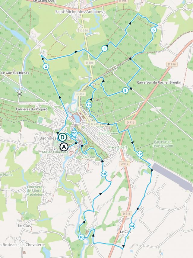 Marche Nordique 21 km - BNT