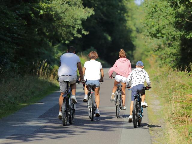 bagnoles velo famille nature