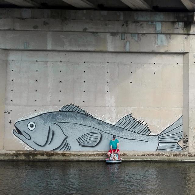 Bagnoles Orne Bebagnoles Artiste Ore Street Art Graffitis Poisson