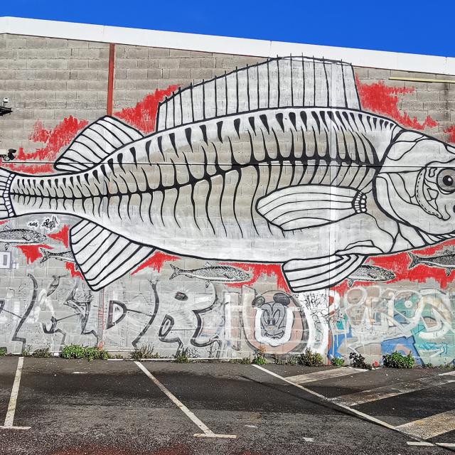 Bagnoles Orne Bebagnoles Artiste Ore Street Art Graffitis Poisson Big Fish