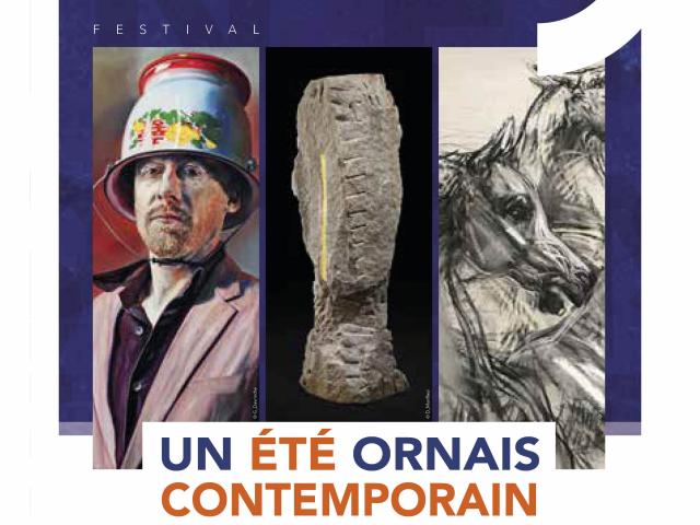 Affiche Ete Ornais Contemporain Flyer