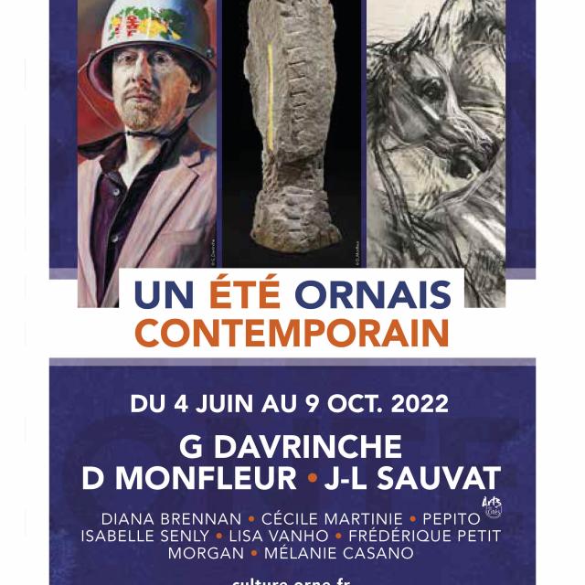 Affiche Ete Ornais Contemporain Flyer