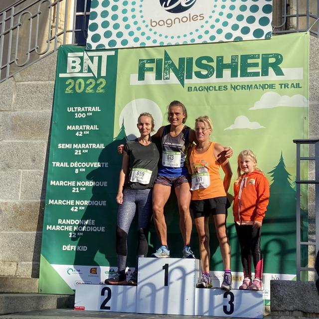 Bagnoles Orne Bebagnoles Bnt Podium Femmes Decouverte Trail