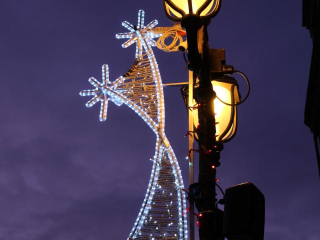 Bagnoles Orne Bebagnoles Boule Noel Lac Illuminations Lampadaire