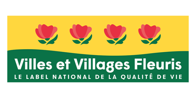 Logo Villes Et Villages Fleuris 4 Fleurs