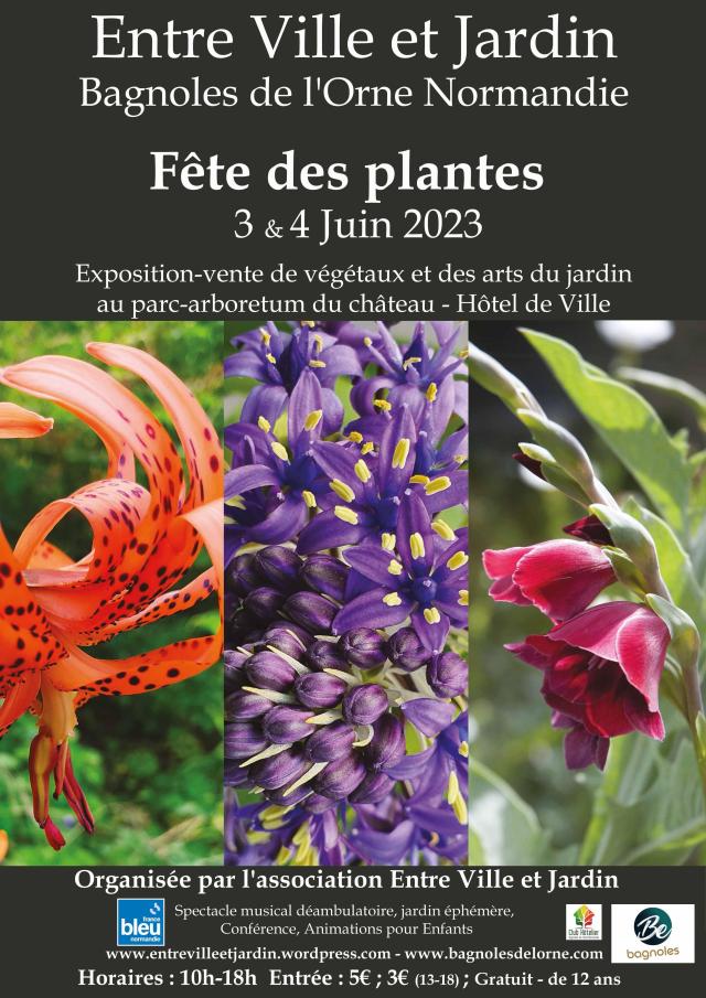 Bagnoles Orne Bebagnoles Fete Plantes Affiche Entre Ville 2023