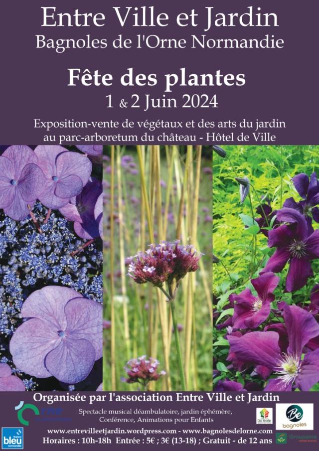 Bagnoles Orne Bebagnoles Fete Plantes Juin Affiche Entre Ville 2024