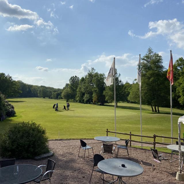 Bagnoles Orne Bebagnoles Golf Club House Terrasse Green